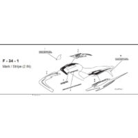 F-34 - 1 Mark Stripe 2 in