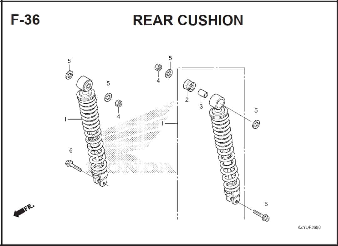 F-36 Rear Cushion