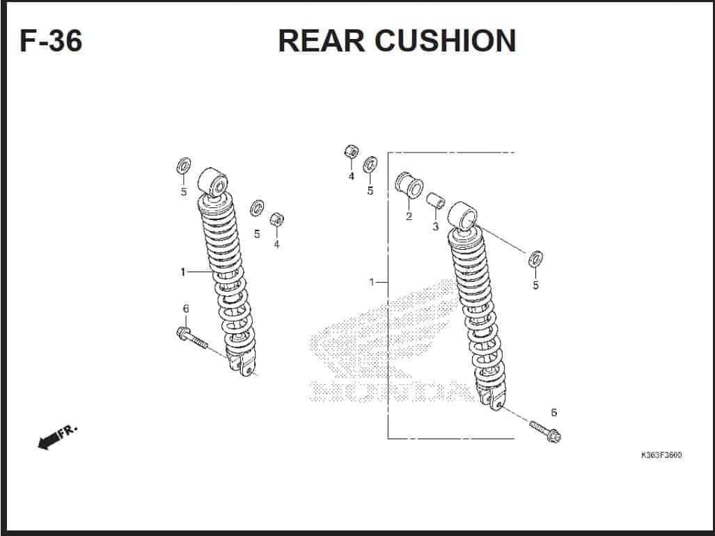 F-36 Rear Cushion