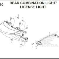 F-38-10 Rear Combination Light License Light