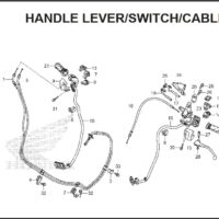 F-4 Handle Lever/Switch Cable – Katalog Honda PCX 150