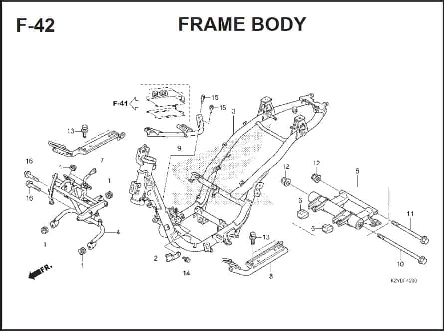 F-42 Frame Body