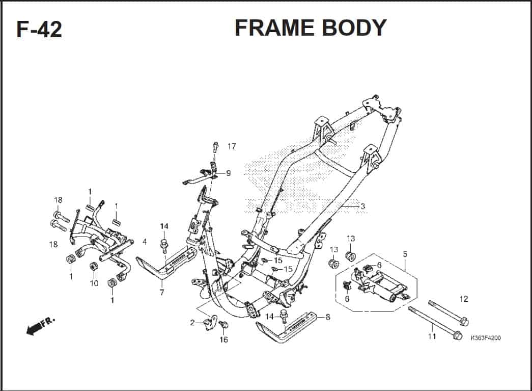 F-42 Frame Body