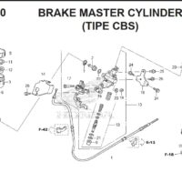 F-5-10 Brake Master Cylinder (Tipe CBS)