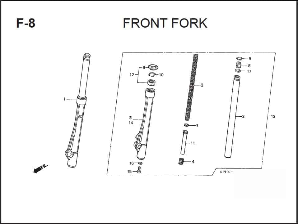 F-8 Front Fork