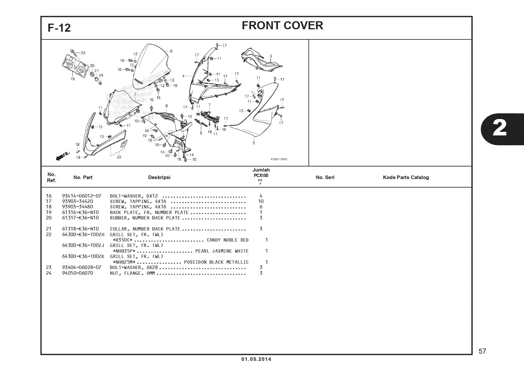 F-12 Front Cover