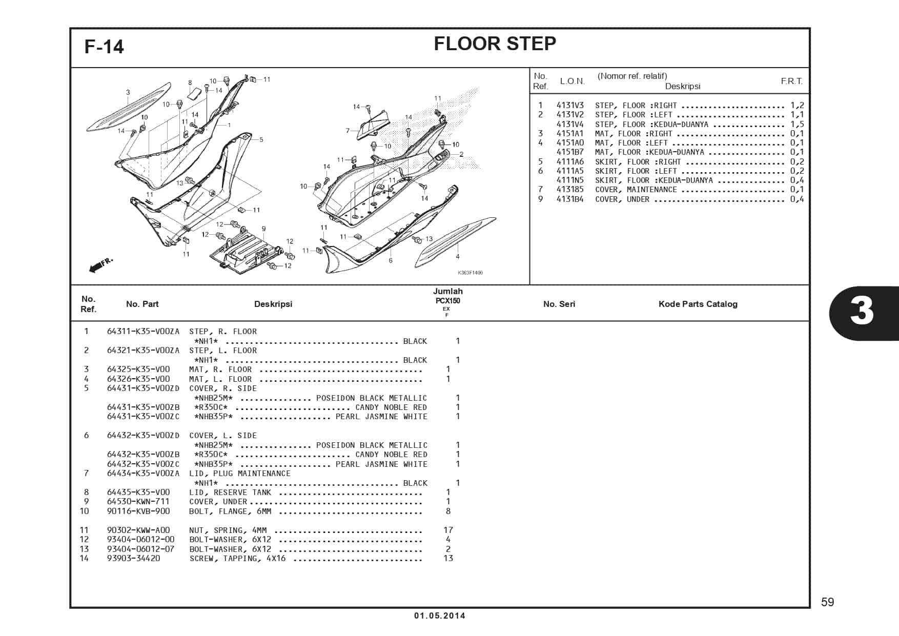 F-14 Floor Step