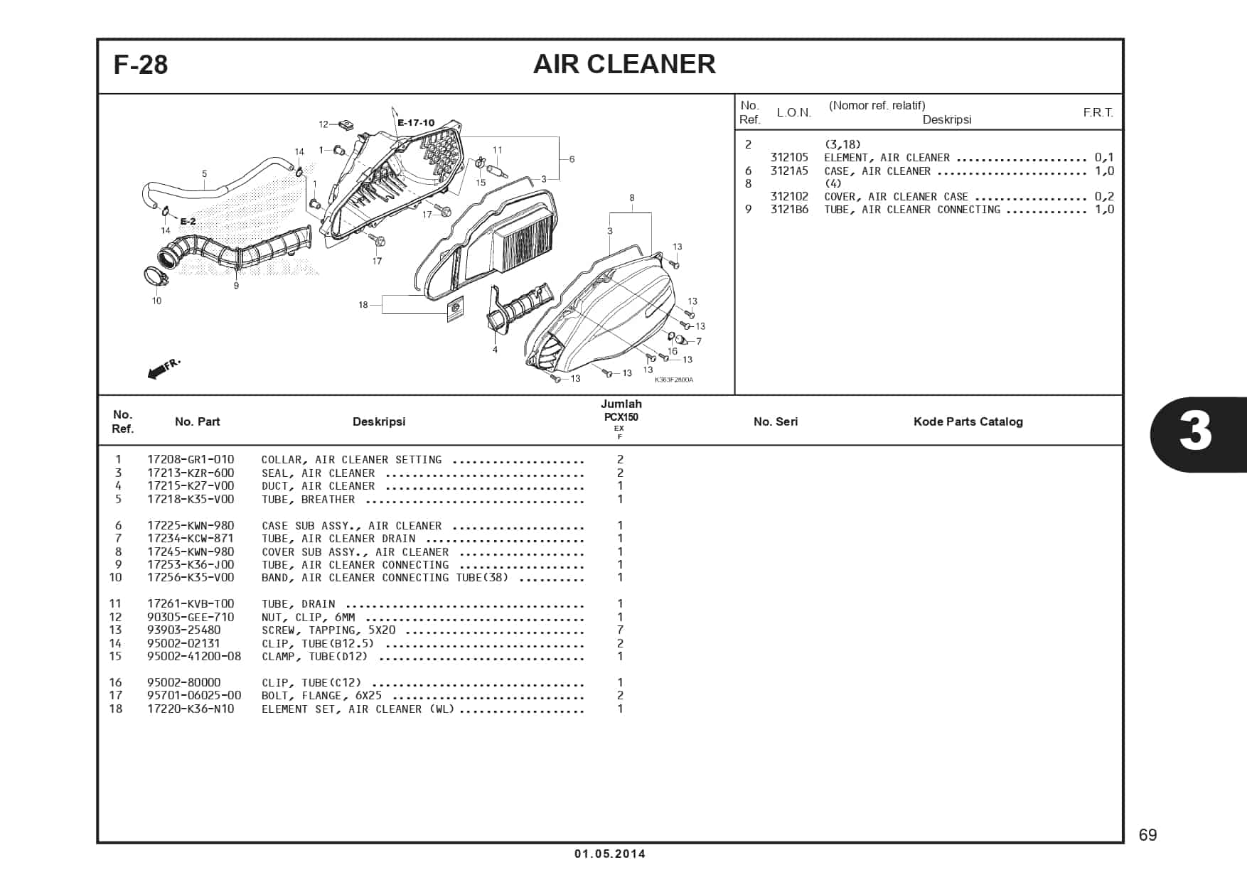 F-28 Air Cleaner