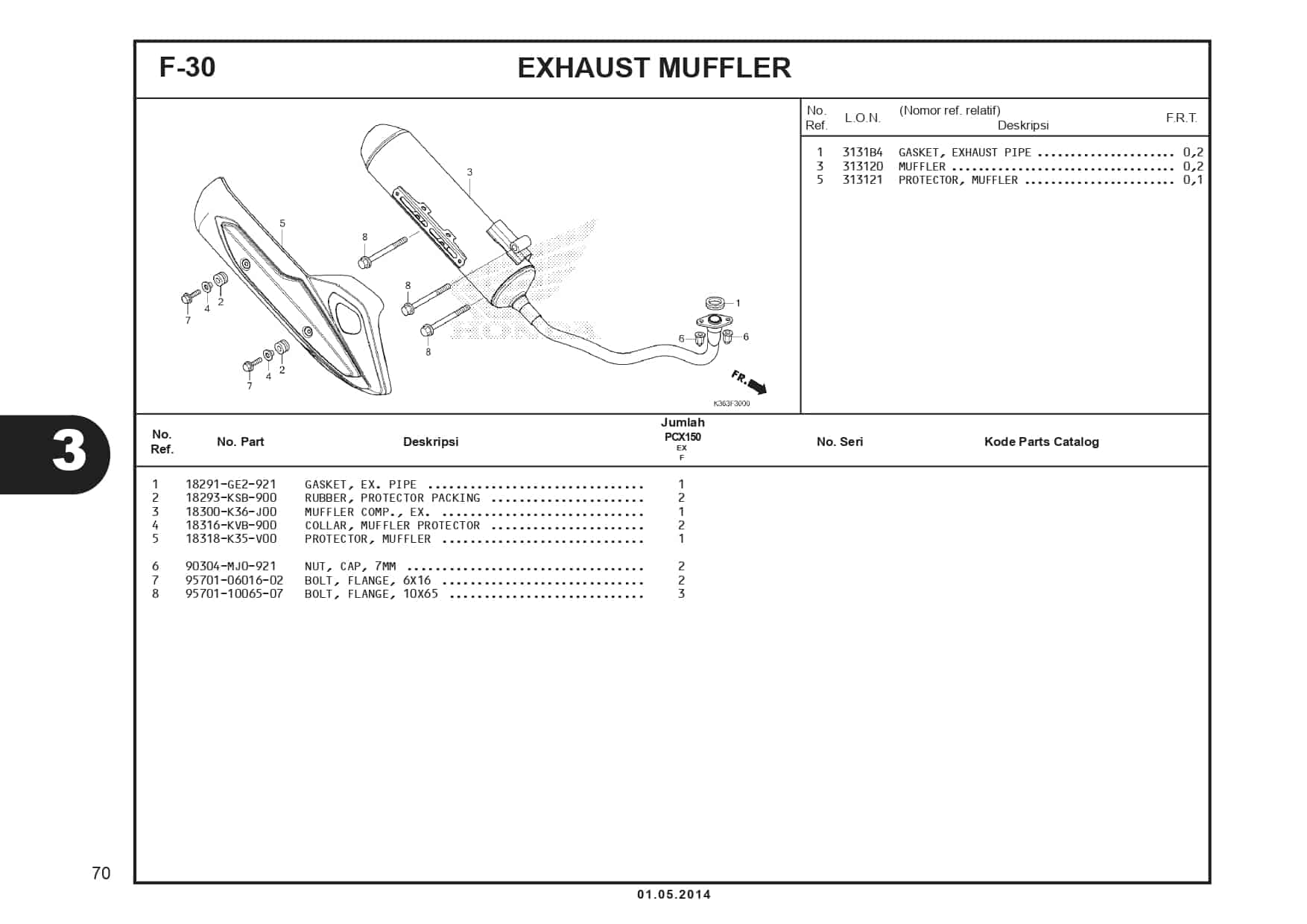 F-30 Exhaust Muffler