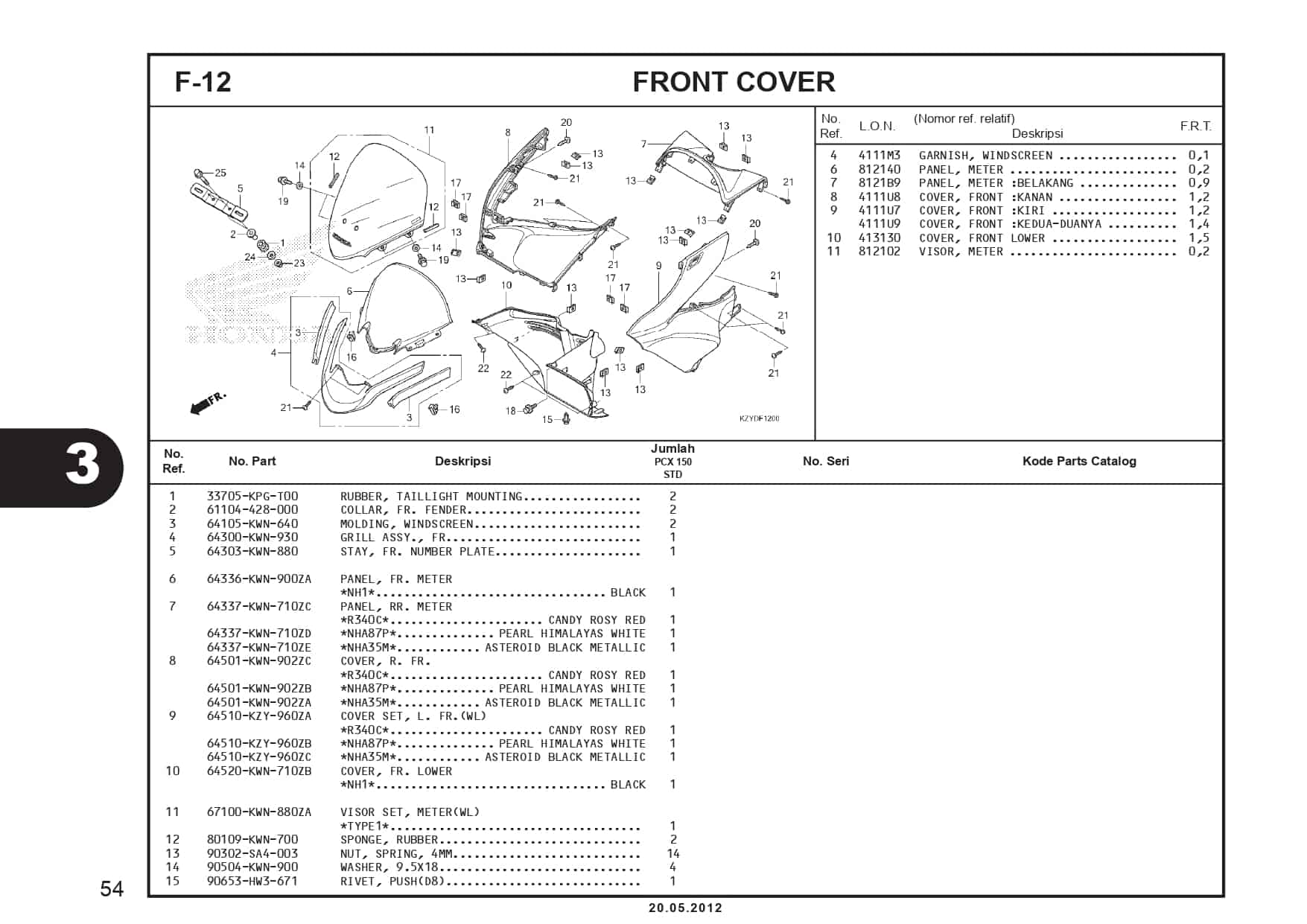 F-12 Front Cover