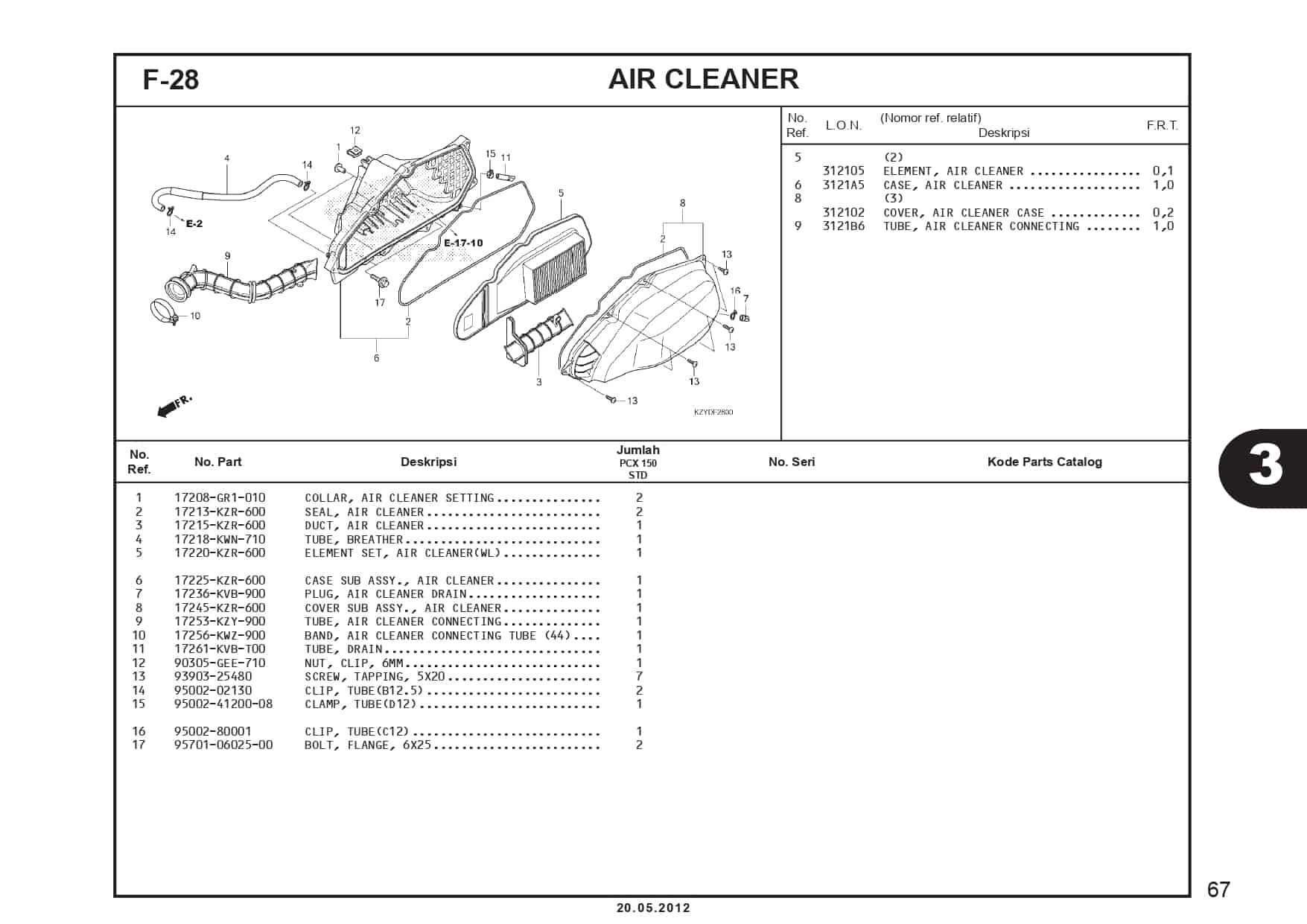 F-28 Air Cleaner