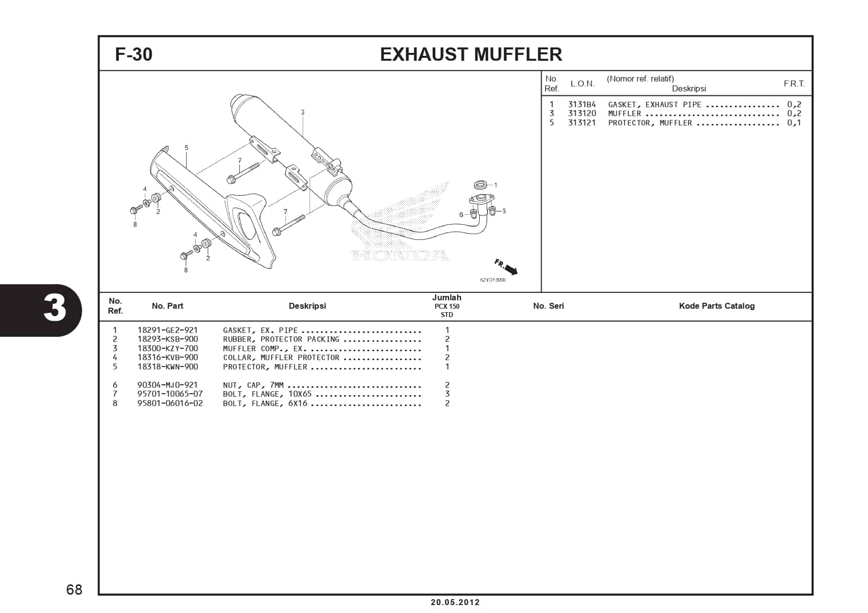 F-30 Exhaust Muffler 