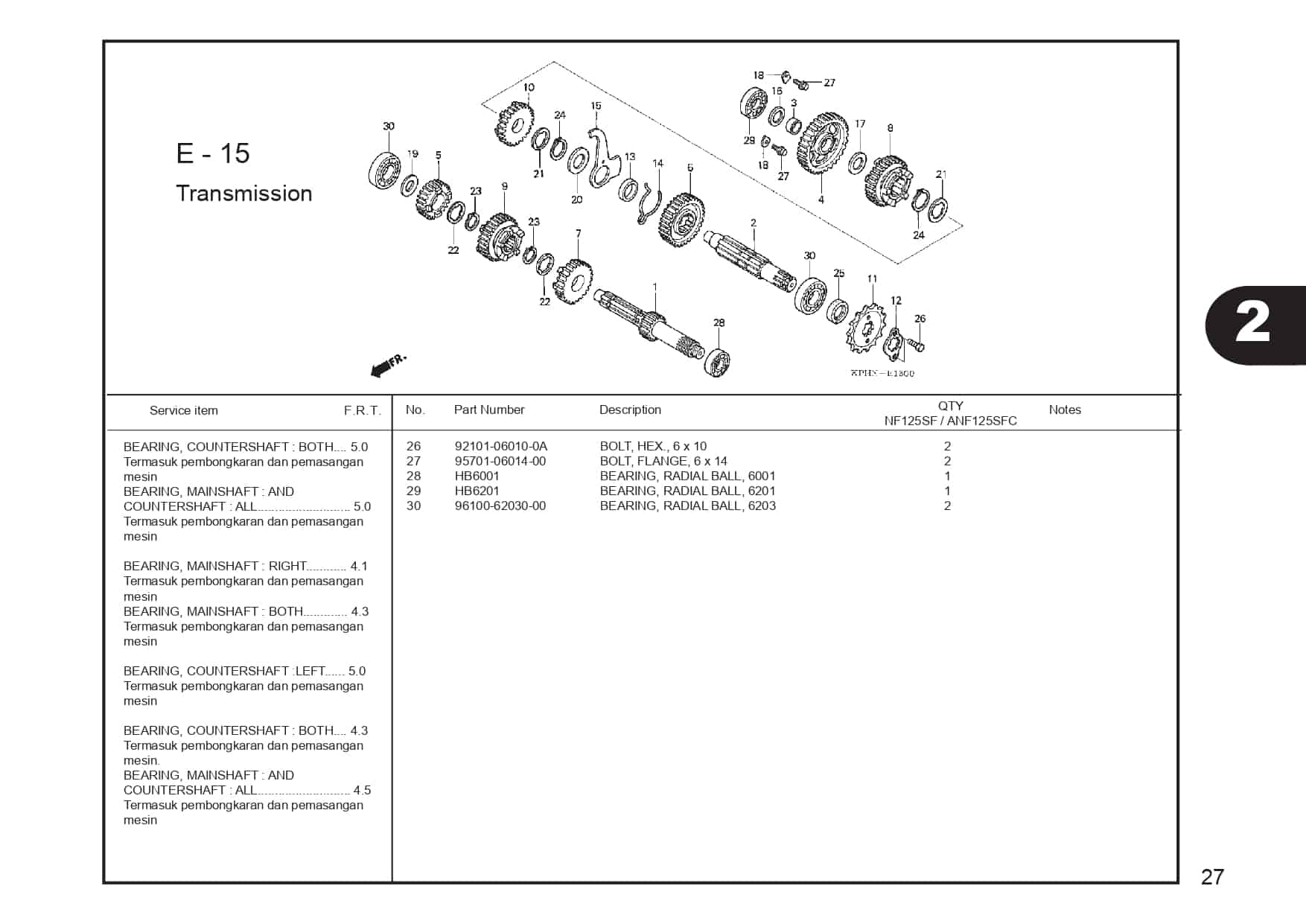 E-15 Transmission