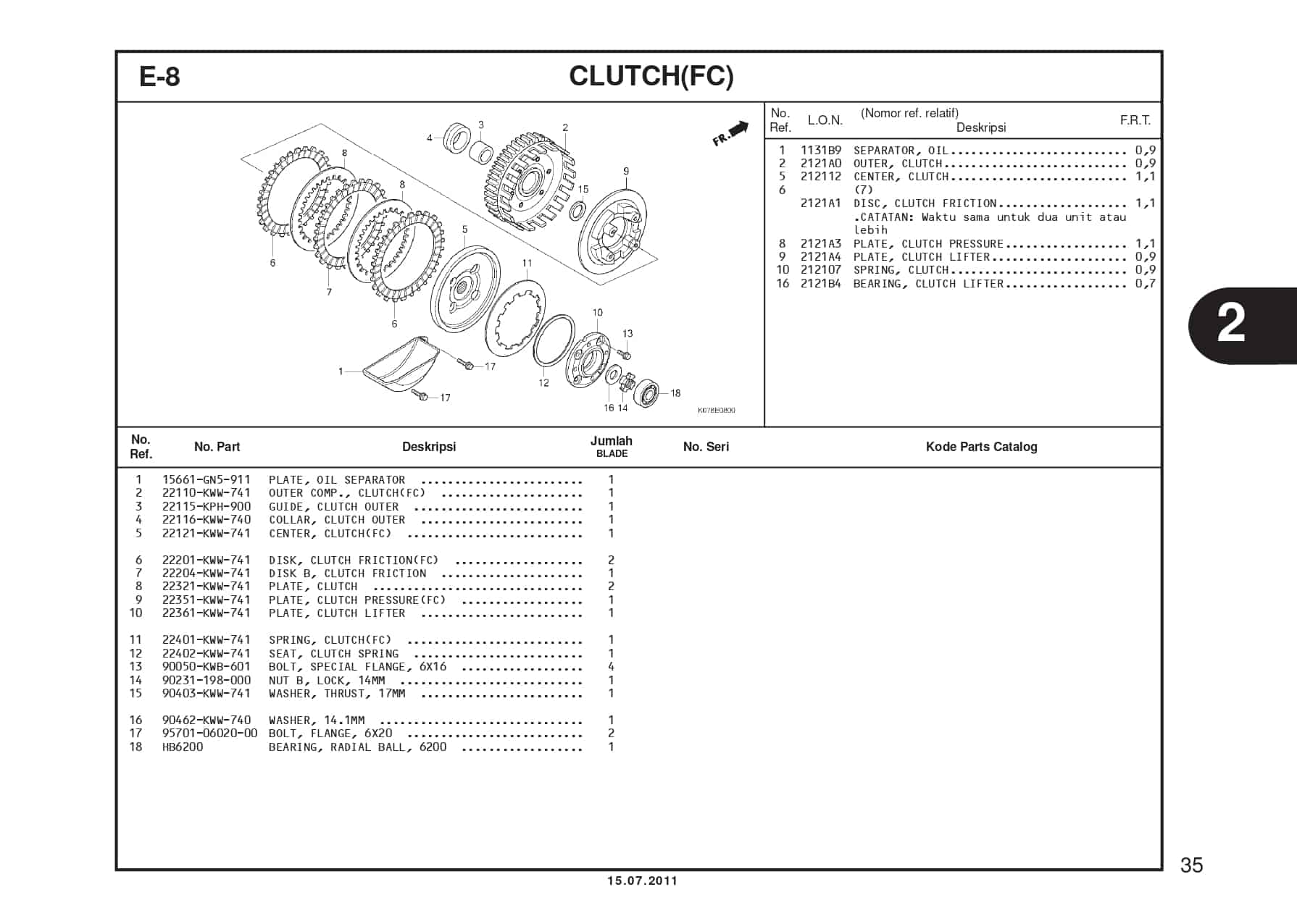 E-8 CLUTCH(FC)