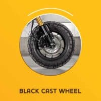 Black Cast Wheel