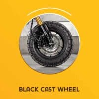 Black Cast Wheel