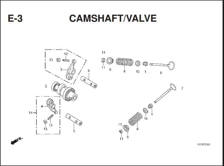 e-3 cranshatf valve