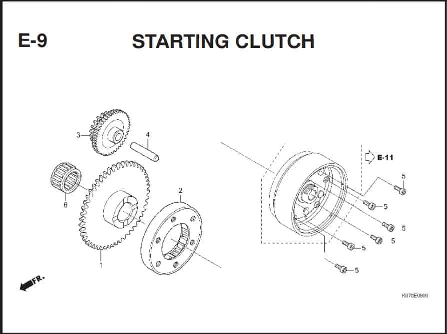 e-9 STARTING cLUCTH