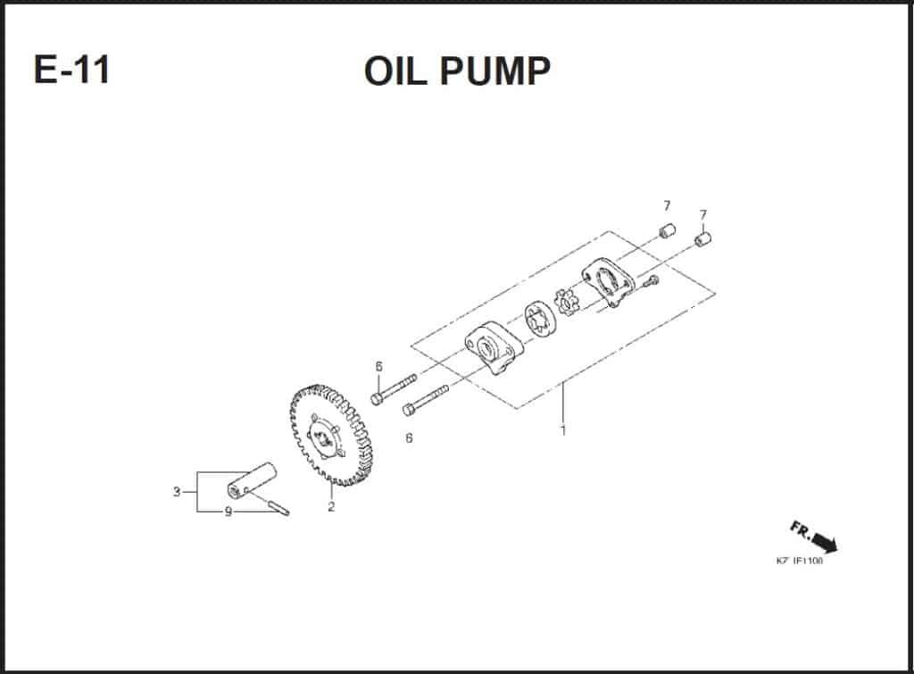 Pump Assy Oil BeAT eSP, Spacy, Scoopy eSP, Vario 110 15100KVB900