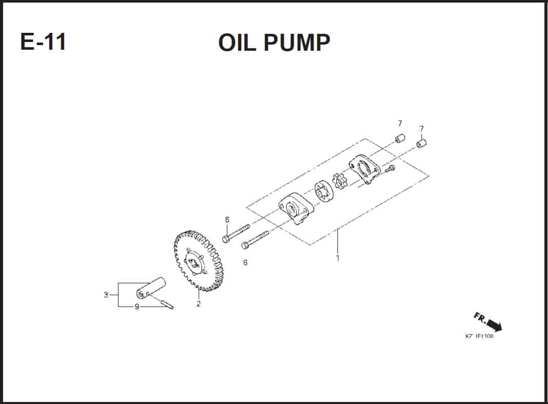 E-11 OIL PUMP