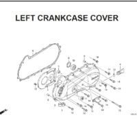 E-13 LEFT CRANKCASE COVER