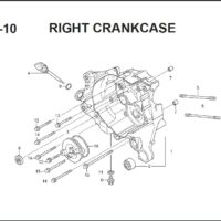 E-19-10 RIGHT CRANKCASE