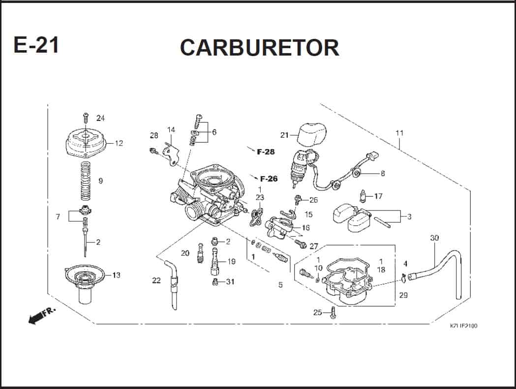 E-21 CcARBURETOR