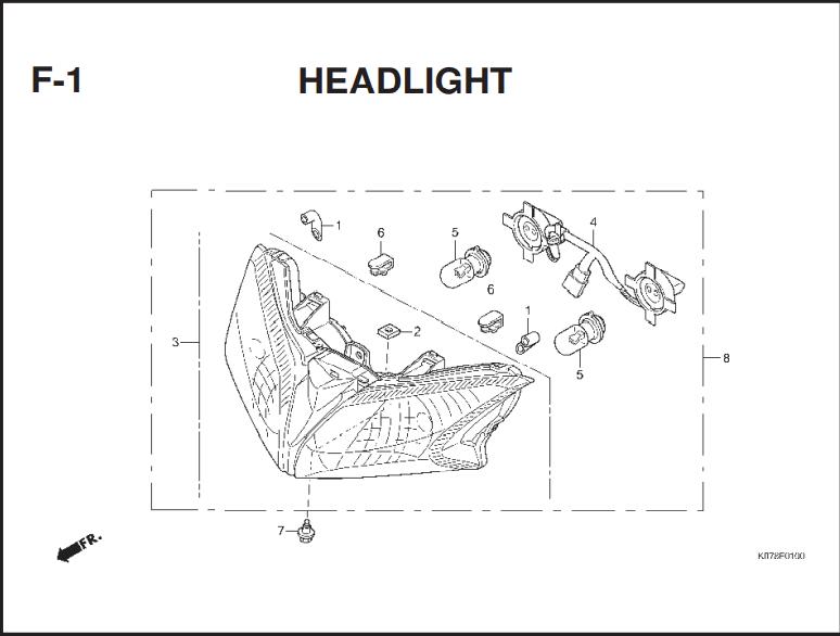 F-1 HEADLIGHT