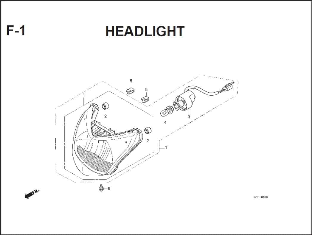 F-1 HEADLIGHT