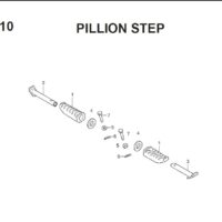 F-14-10 PILLION STEP