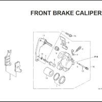 F-18 FRONT BRAKE CALIPER