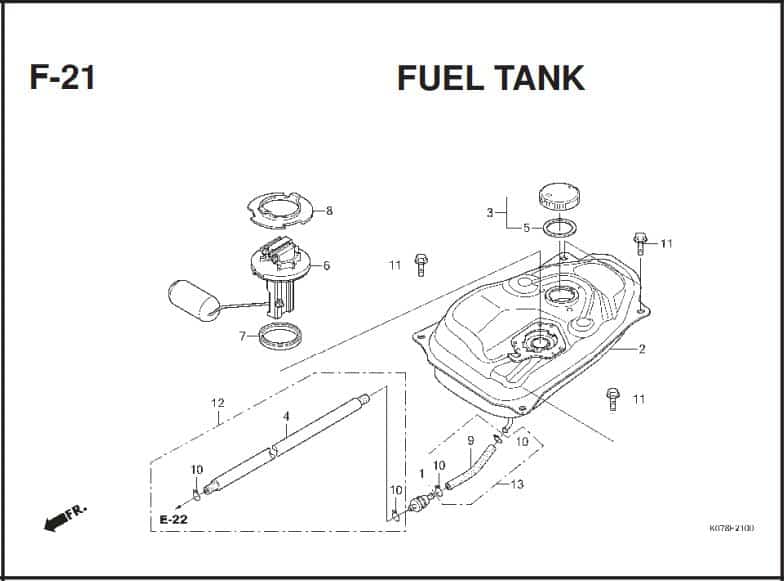 F-21 FUEL TANK