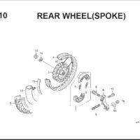 F-22-10 REAR WHEEL(SPOKE)