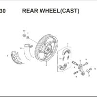 F-22-30 REAR WHEEL(CAST)