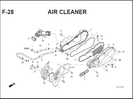 F-28 AIR CLEANER