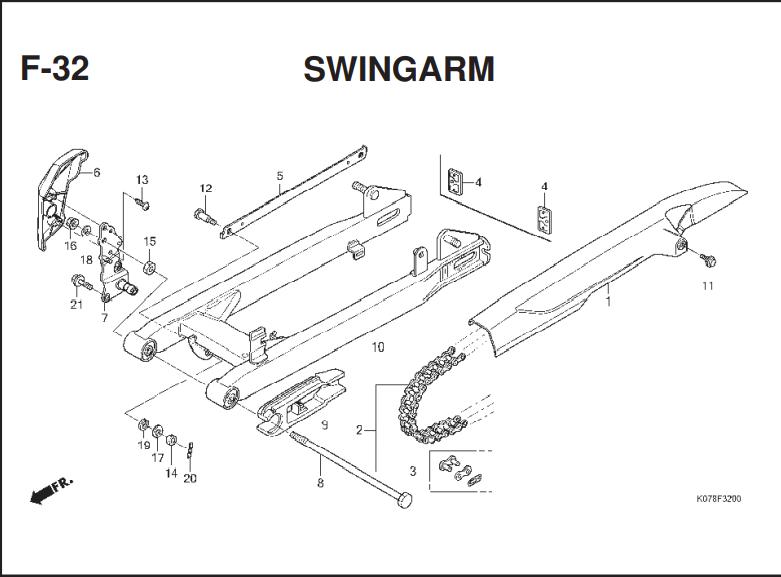 F-32 SWINGARM