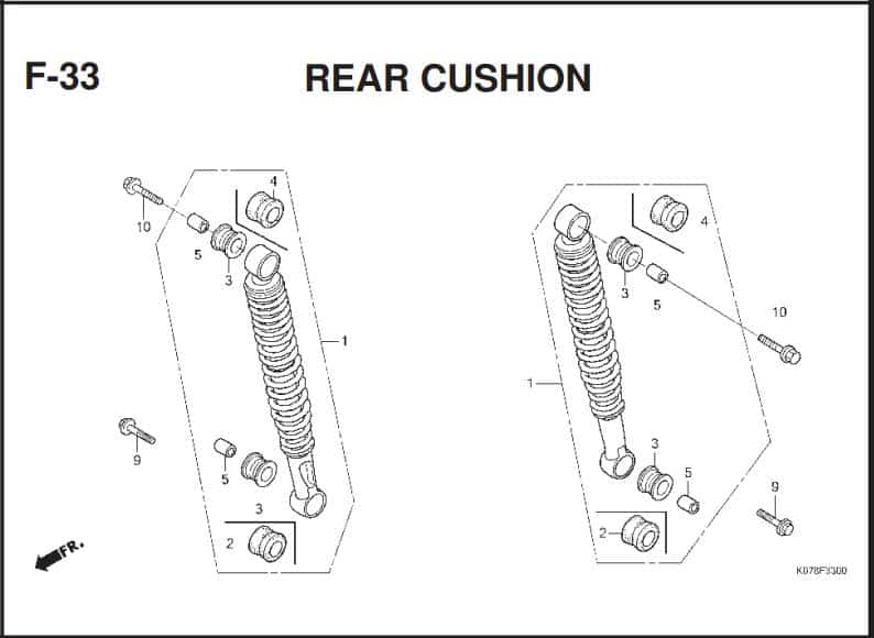 F-33 REAR CUSHION