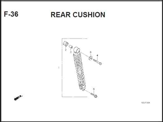 F-36 REAR CUSHION