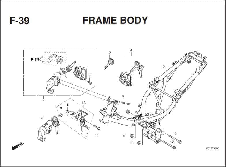 F-39 FRAME BODY