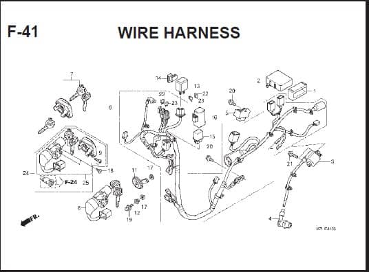 F-41 WIRE HARNESS