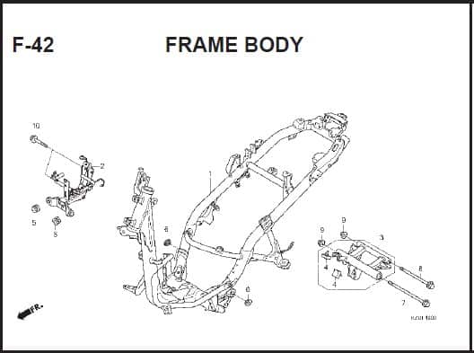 F-42 FRAME BODY