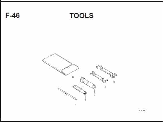 F-46 Tools – Katalog Suku Cadang Honda Spacy