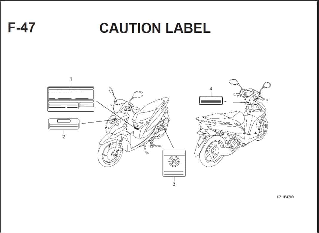 F-47 CAUTION LABEL