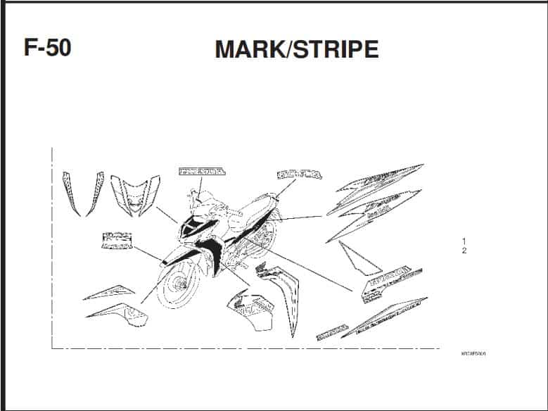 F-50 MARK/STRIPE