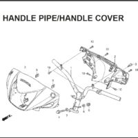F-9 HANDLE PIPE/HANDLE COVER