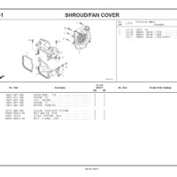 E-1 SHROUD/FAN COVER