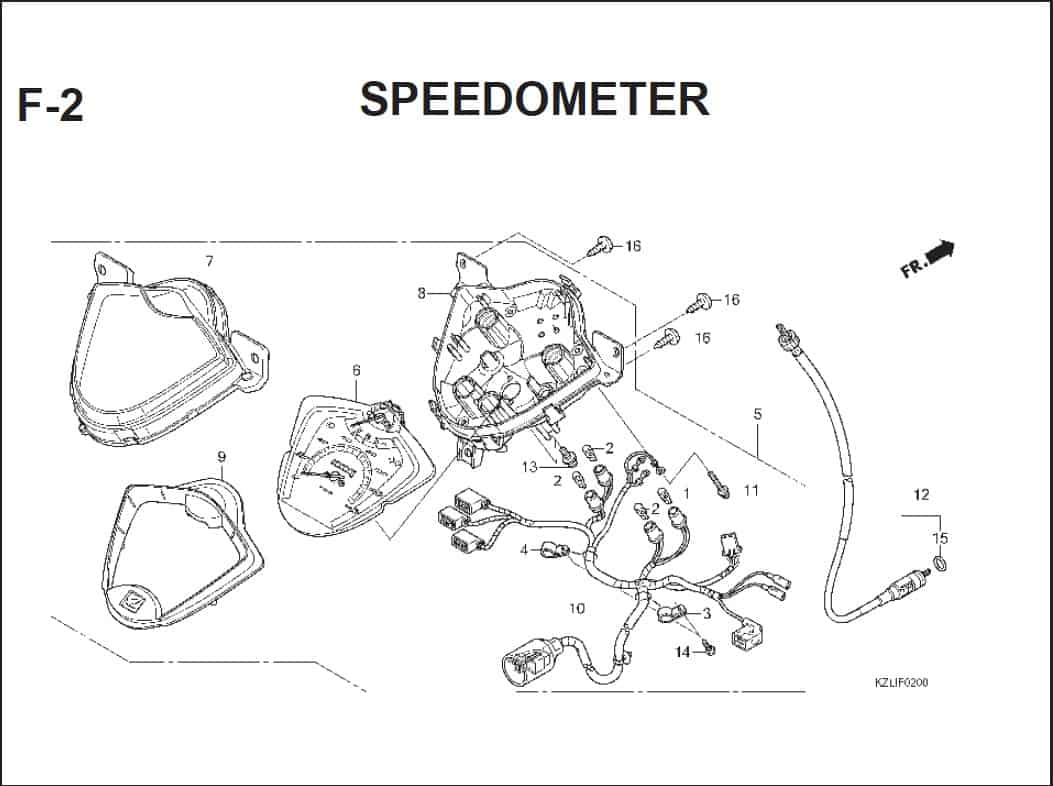 F-2 SPEEDOMETER