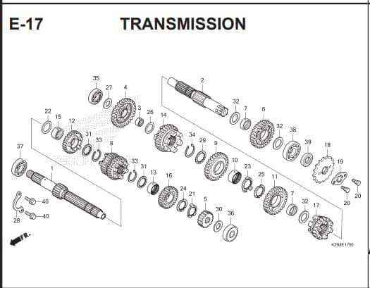 E 17 TRANSMISSION