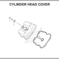 E1 – Cylinder Head Cover – Katalog Honda CB150X