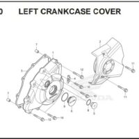 E10 LEFT CRANKCASE COVER